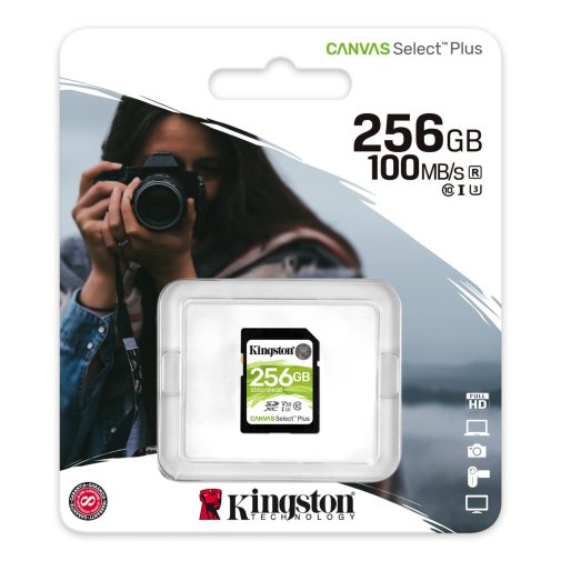 Карта пам'яті Kingston Canvas Select Plus SDXC 256GB (SDS2/256GB)