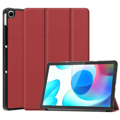 Чохол для планшета BeCover for Realme Pad - Smart Case Red Wine (708269)