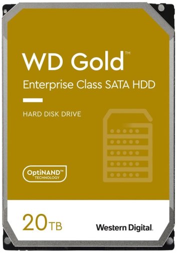 Жорсткий диск Western Digital Gold SATA III 20TB (WD202KRYZ)
