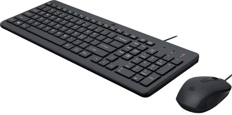  Комплект клавіатура+миша HP 150 USB Black (240J7AA)