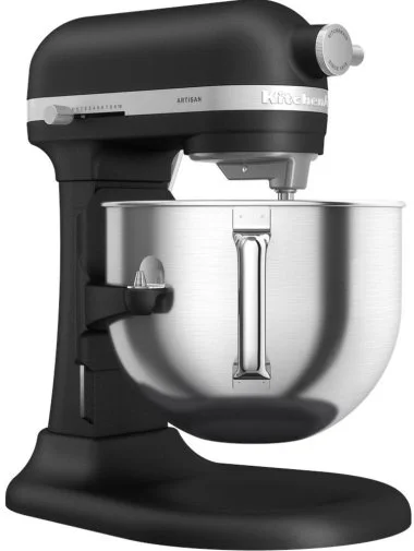 Фото: Планетарний міксер KitchenAid Mixer Bowl-Lift 6.6L - Artisan 5KSM70SHX Matte Black (5KSM70SHXEBM) № 13 | KTC