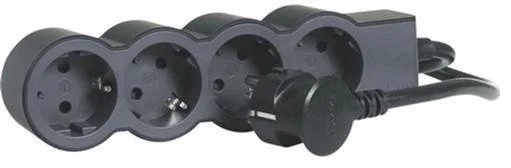 Фото: Мережевий фільтр Legrand Standart 4/1.5m Black (694553) № 7 | KTC