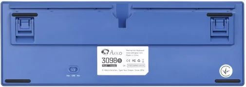 Фото: Клавіатура Akko 3098B Ocean Star 98Key CS Jelly White ENG/UKR Black (6925758615204) № 21 | KTC