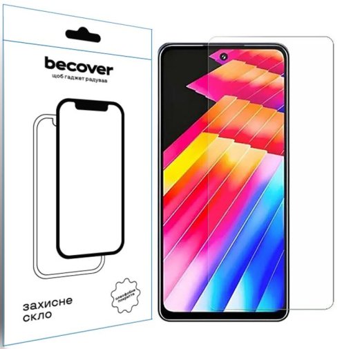 Захисне скло BeCover for Infinix Hot 30i NFC X669D - Crystal Clear Glass (709723)