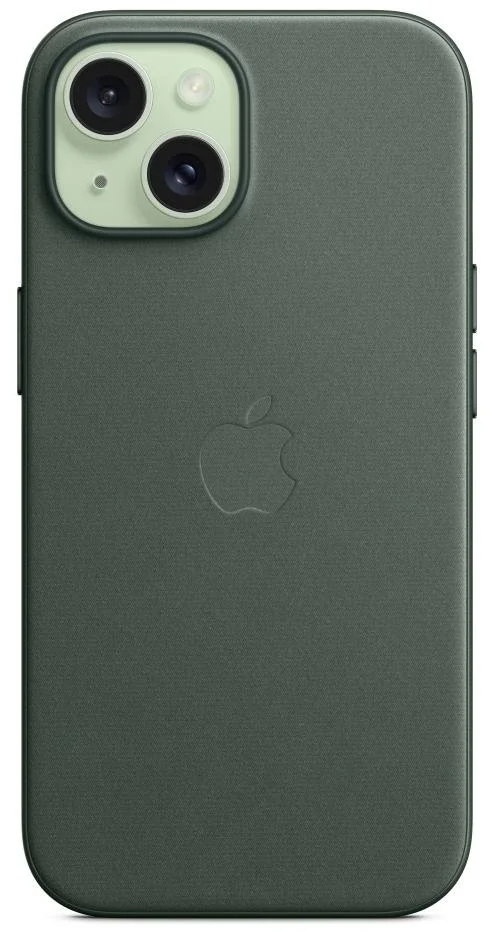 Фото: Чохол Apple for iPhone 15 - FineWoven Case with MagSafe Evergreen (MT3J3) № 9 | KTC
