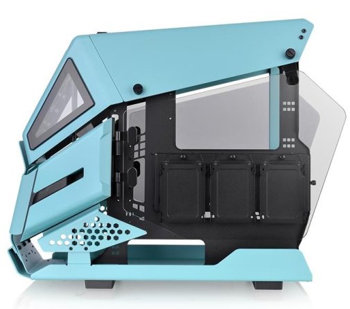 Корпус Thermaltake AH T200 Turquoise Black/Turquoise with window (CA-1R4-00SBWN-00)