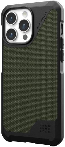 Чохол UAG for Apple iPhone 15 Pro Max - Metropolis LT Magsafe Kevlar Olive (114297113972)