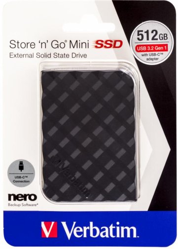  Зовнішній SSD-накопичувач Verbatim Store n Go Mini 512GB (53236)