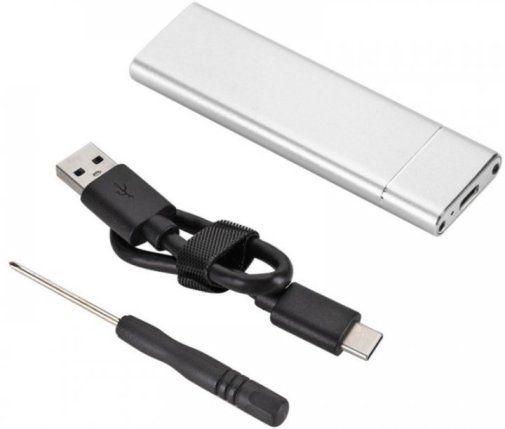 Кишеня зовнішня NGFF S1014 USB3.1 G2 Silver (S1013)
