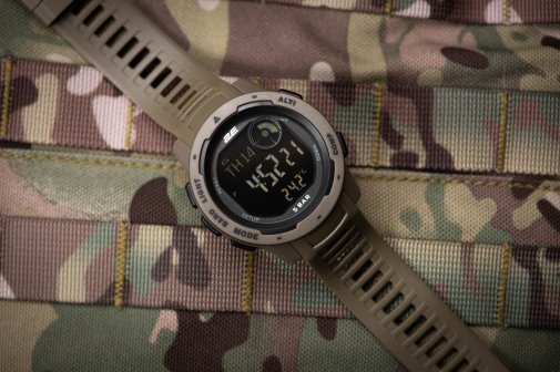 Тактичний годинник 2E Delta X з компасом та крокоміром Brown