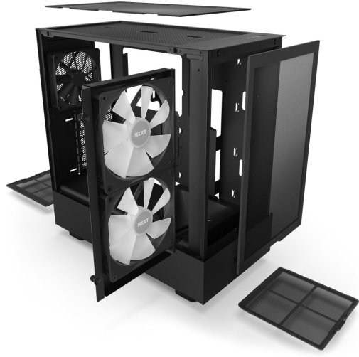 Корпус NZXT H5 Flow RGB 2023 Black with window (CC-H51FB-R1)