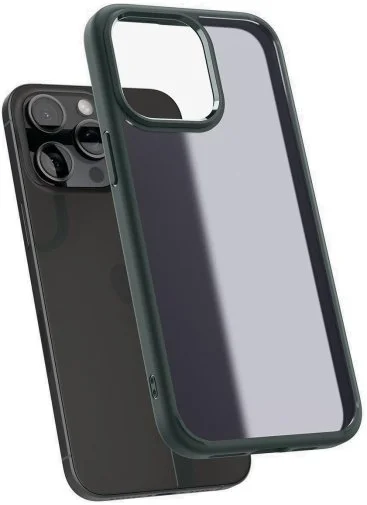Фото: Чохол Spigen for Apple iPhone 15 Pro - Ultra Hybrid Matte Frost Green (ACS06710) № 12 | KTC