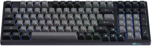 Фото: Клавіатура Akko 3098B Black/Cyan 98Key CS Jelly White ENG/UKR USB/WL Black (6925758617635) № 11 | KTC