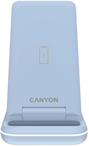 Бездротова зарядна станція Canyon WS-304 3in1 Blue (CNS-WCS304BL)