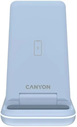 Фото: Бездротова зарядна станція Canyon WS-304 3in1 Blue (CNS-WCS304BL) № 11 | KTC