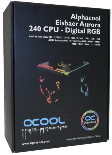 Система рідинного охолодження Alphacool Eisbaer Aurora 240 CPU Digital RGB (11728)