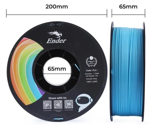 Фото: Пластик (філамент) для 3D друку Creality 3D PLA Plus Filament Blue (3301010310) № 12 | KTC