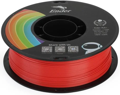 Фото: Пластик (філамент) для 3D друку Creality 3D PLA Plus Filament Red (3301010309) № 10 | KTC