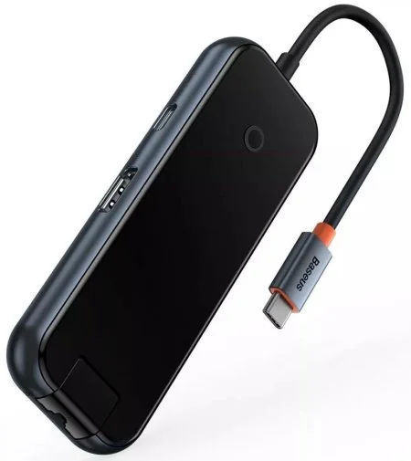 Фото: USB-хаб Baseus AcmeJoy 6 Port Dark Gray (WKJZ010313) № 8 | KTC