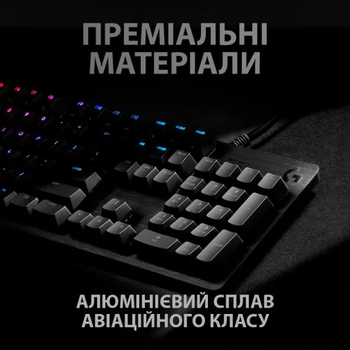 Фото: Клавіатура Logitech G512 Carbon Lightsync RGB Mechanical US GX Blue Black (920-008946) № 21 | KTC