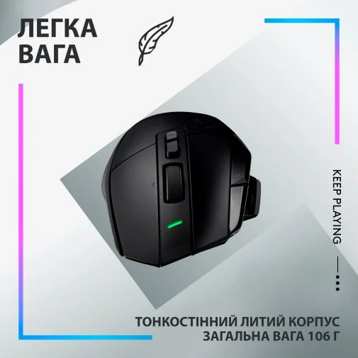 Фото: Миша Logitech G502 X Plus Black (910-006162) № 11 | KTC