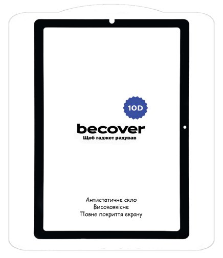 Захисне скло BeCover for Samsung Galaxy Tab S6 Lite P610/P613/P615/P619 - 10D Black (710582)