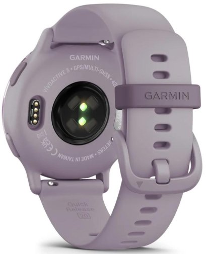 Смарт годинник Garmin vivoactive 5 Metallic Orchid Aluminum Bezel with Orchid Case and Silicone Band (010-02862-13)