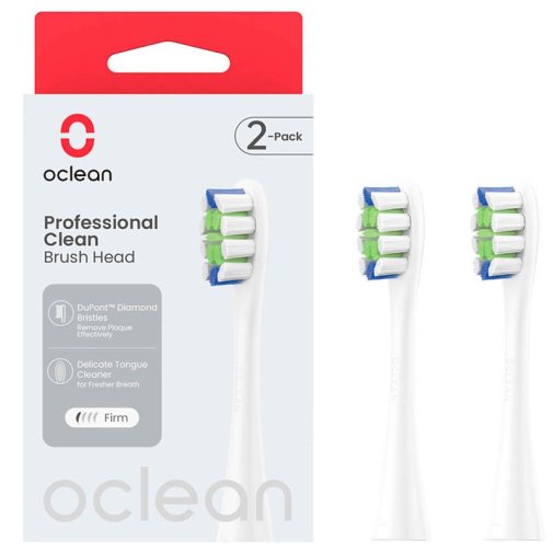 Насадка для зубної щітки Oclean P1C1 W02 Plaque Control Brush Head 2pcs White (Oclean P1C1 W02 White)