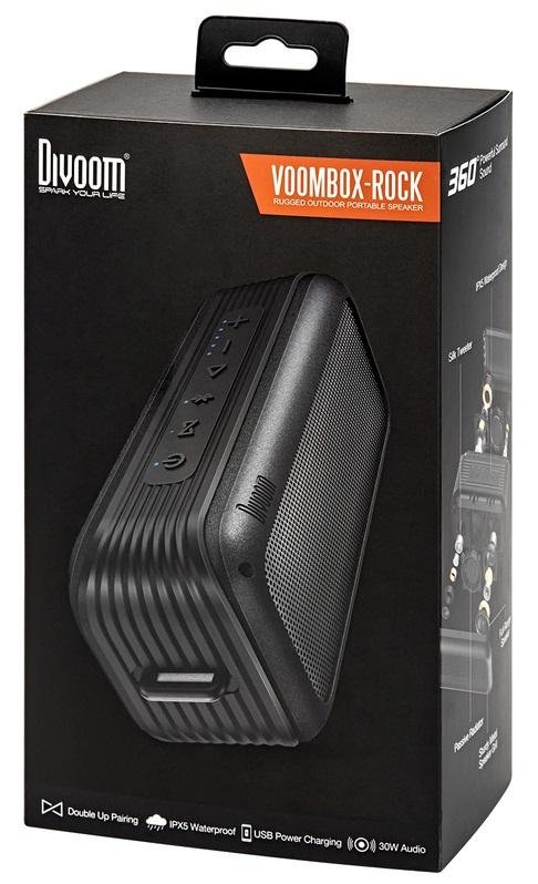 Портативна колонка Divoom Voombox-Rock Black (617148)