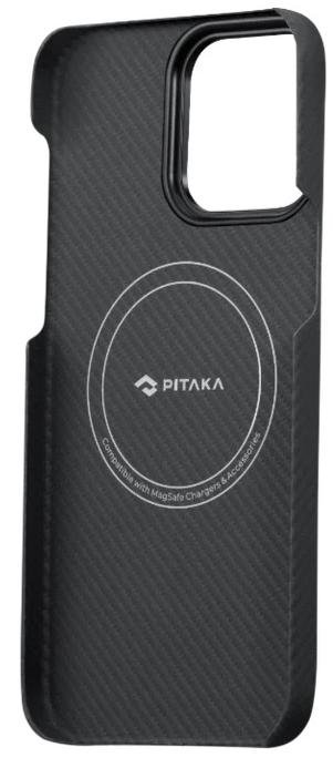 Чохол Pitaka for Apple iPhone 14 Pro - MagEZ Case 3 Twill 600D Black/Grey (KI1401PA)