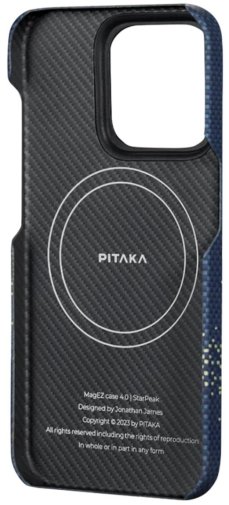 Чохол Pitaka for Apple iPhone 15 Pro Max - MagEZ Case 4 StarPeak Milky Way Galaxy (KI1502PMYG)