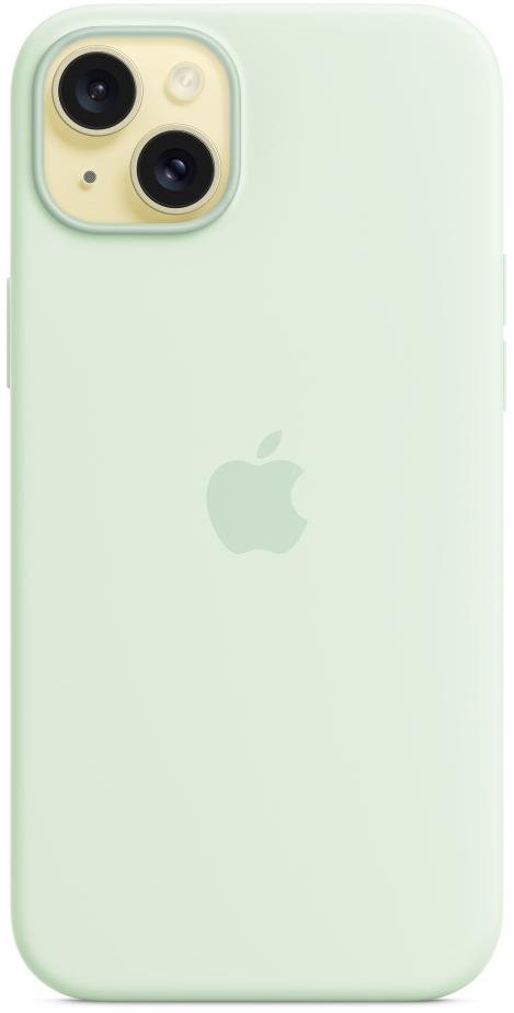 Чохол Apple for iPhone 15 Plus - Silicone Case with MagSafe Soft Mint (MWNG3)
