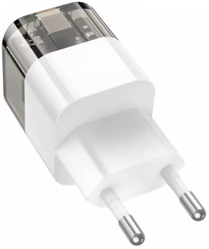 Фото: Зарядний пристрій Hoco C131A PD QC3.0 30W Transparent Black № 5 | KTC