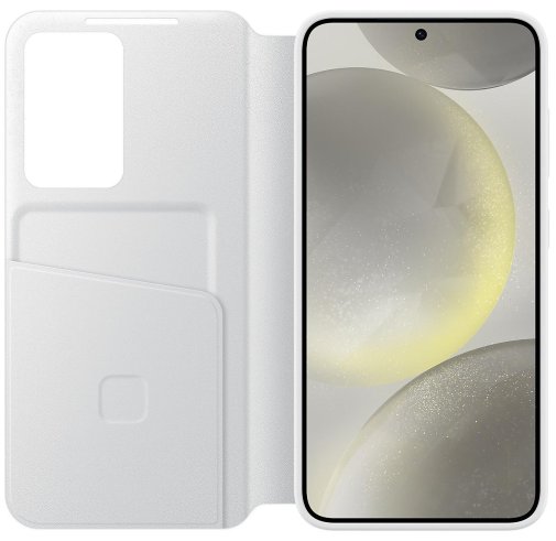 Чохол Samsung for Galaxy S24 S921 - Smart View Wallet Case White (EF-ZS921CWEGWW)