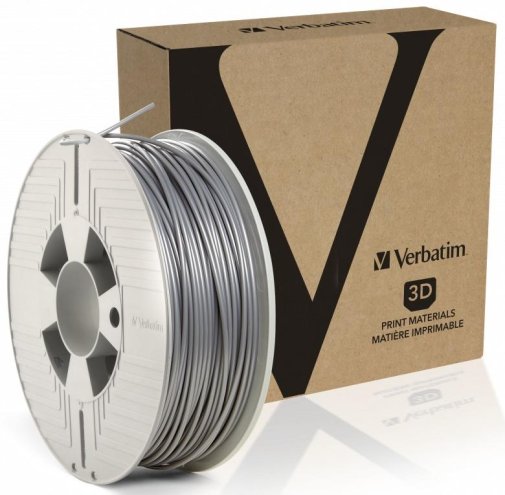 Філамент Verbatim 3D PLA Filament 2.85mm/1kg Silver/Metal (55329)