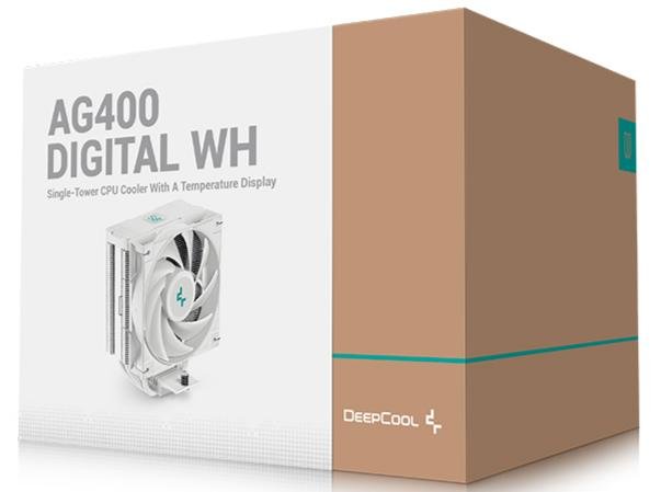 Кулер для процесора Deepcool AG400 Digital WH (R-AG400-WHNDMN-G-1)