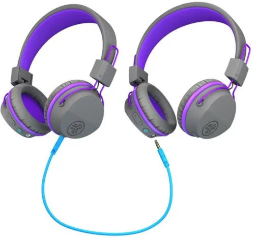 Фото: Гарнітура JLAB JBuddies Studio Kids Bluetooth Graphite/Violet (IEUHBSTUDIORGRYPRPL4) № 10 | KTC
