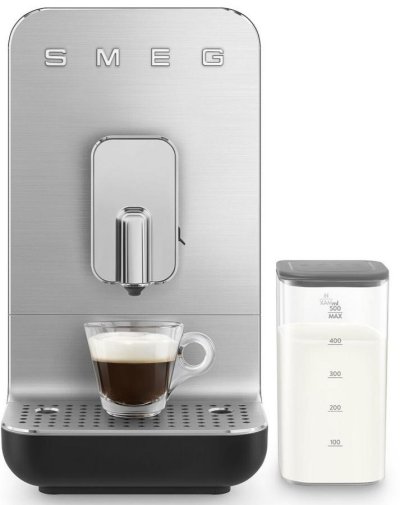 Кавомашина Smeg Coffee Machine With A Milk System Black (BCC13BLMEU)