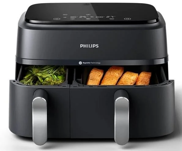 Фото: Мультипіч Philips 3000 Series Dual Airfryer (NA351/00) № 6 | KTC