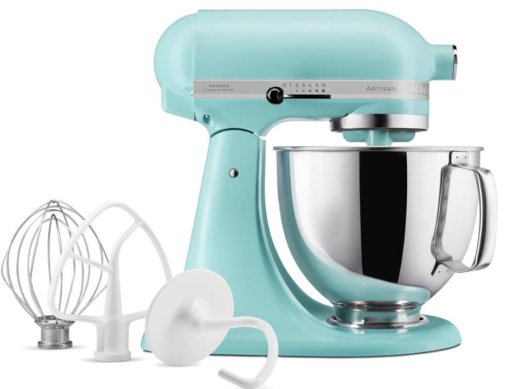 Планетарний міксер KitchenAid Mixer tilt-head 4.8L Artisan 5KSM125 Mineral Water (5KSM125EMI)