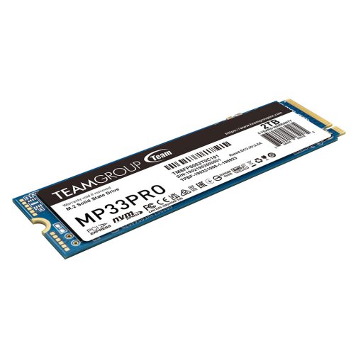 SSD-накопичувач Team MP33 Pro 2280 PCIe 3.0 x4 NVMe 2TB (TM8FPD002T0C101)