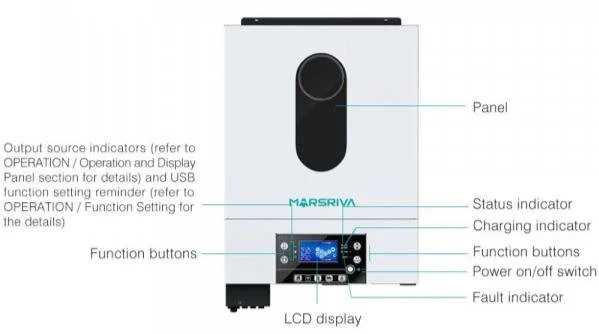 Фото: Інвертор Marsriva MR-SPF4000 TWIN - Ver 3 № 6 | KTC