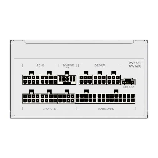 Фото: Блок живлення Gamemax 1300W RGB1300 WH (RGB-1300 WH (ATX3.0/3.1 PCIe5)) № 12 | KTC