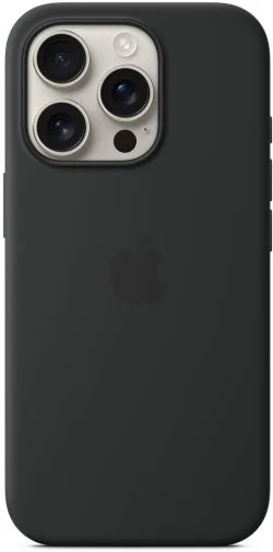 Фото: Чохол Apple for iPhone 16 Pro - Silicone Case with MagSafe Black (MYYJ3) № 8 | KTC