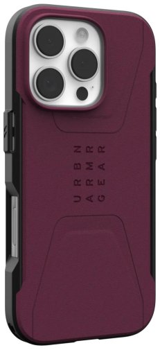 Чохол UAG for Apple iPhone 16 Pro - Civilian Magsafe Bordeaux (114444119049)