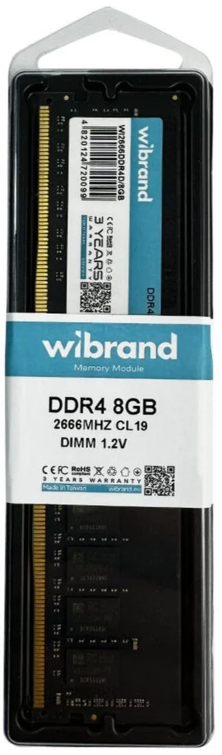 Фото: Оперативна пам’ять Wibrand DDR4 1x8GB (WI2666DDR4D/8GB) № 7 | KTC