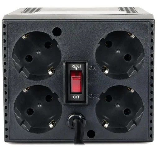 Фото: Стабілізатор Powercom TCA-1200 Black № 6 | KTC