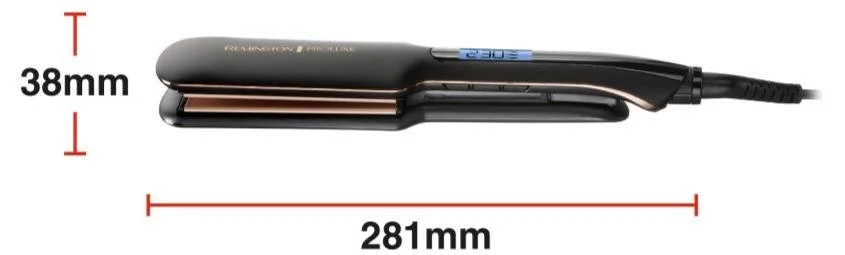 Фото: Випрямляч волосся Remington Proluxe Midnight Wide Plate Hair Straightener (S9150B) № 8 | KTC