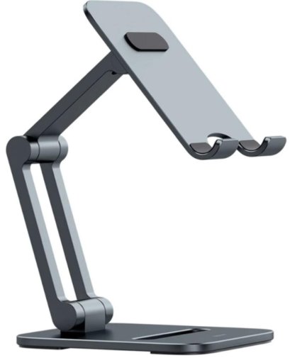 Універсальний тримач Baseus Desktop Biaxial Foldable Metal Stand for Phones Grey (LUSZ000013)