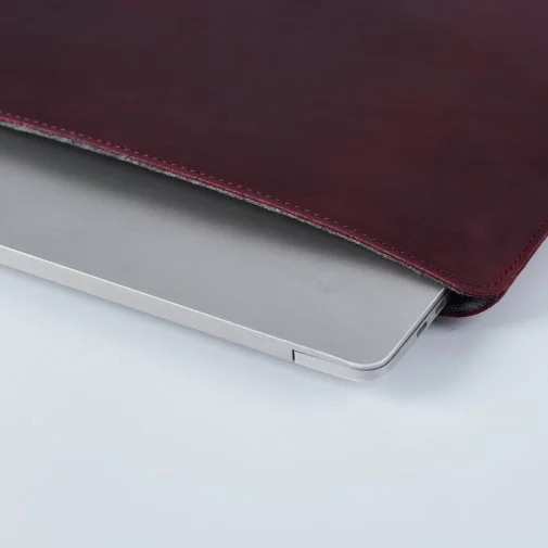 Фото: Чохол INCARNE Gamma Plus 14 - MacBook Pro13 2012-2015 / Pro14 2021-2024 Burgundy № 14 | KTC